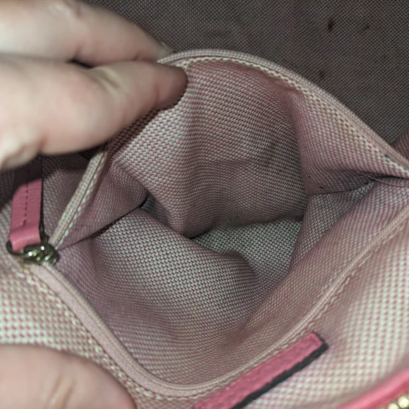 Dooney And Bourke Pink Leather Handbag - Picture 11 of 16